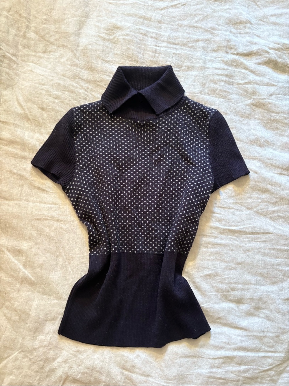 Sisley Italy Wool Blend Crewneck Sweater